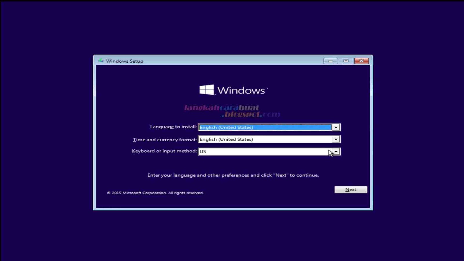 cara instal ulang windows 10