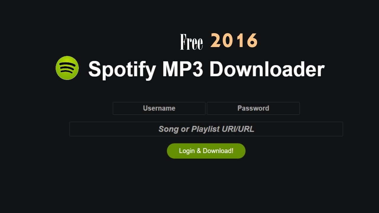 download your spotify playlist free